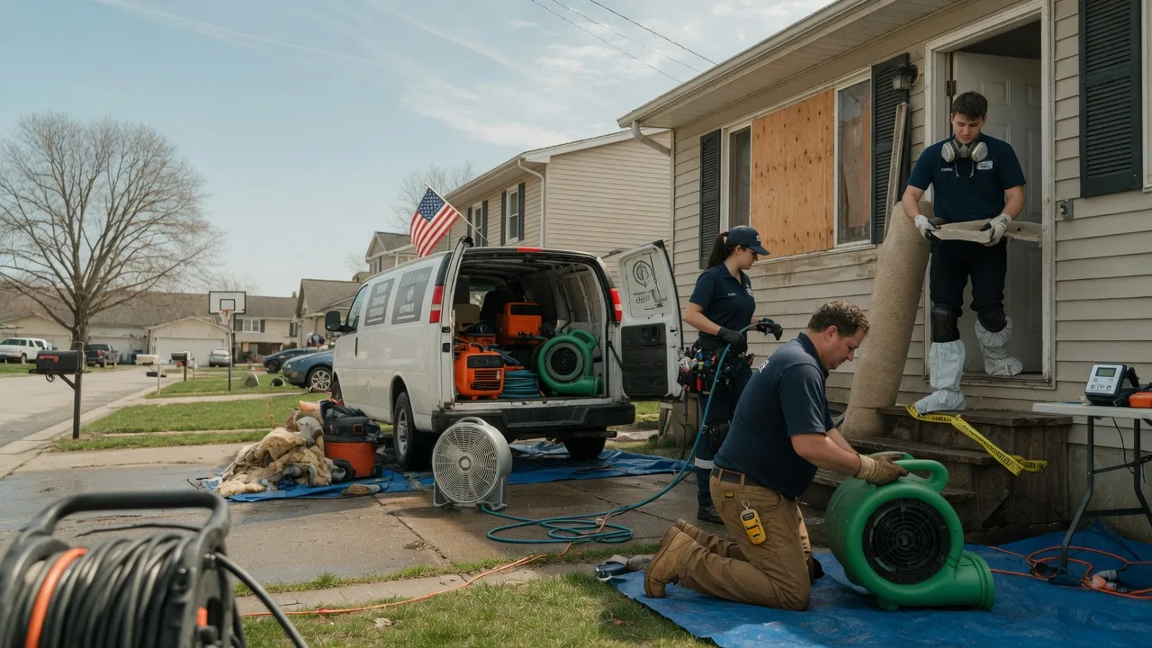 Water Damage Restoration in Polkville, NC near me